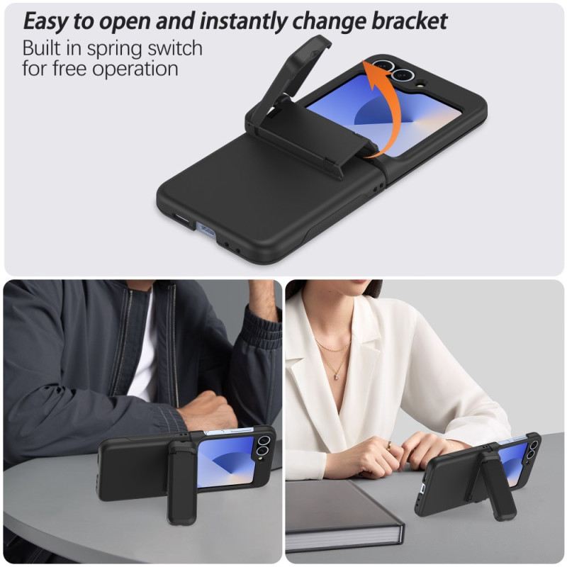 Tok Samsung Galaxy Z Flip 7 Fe Beépített Állvány És Kártyatartó