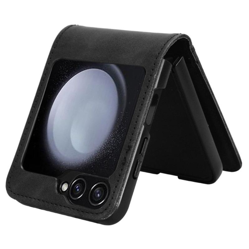 Tok Samsung Galaxy Z Flip 7 Fe Bőr Stílusú Kártyatartó