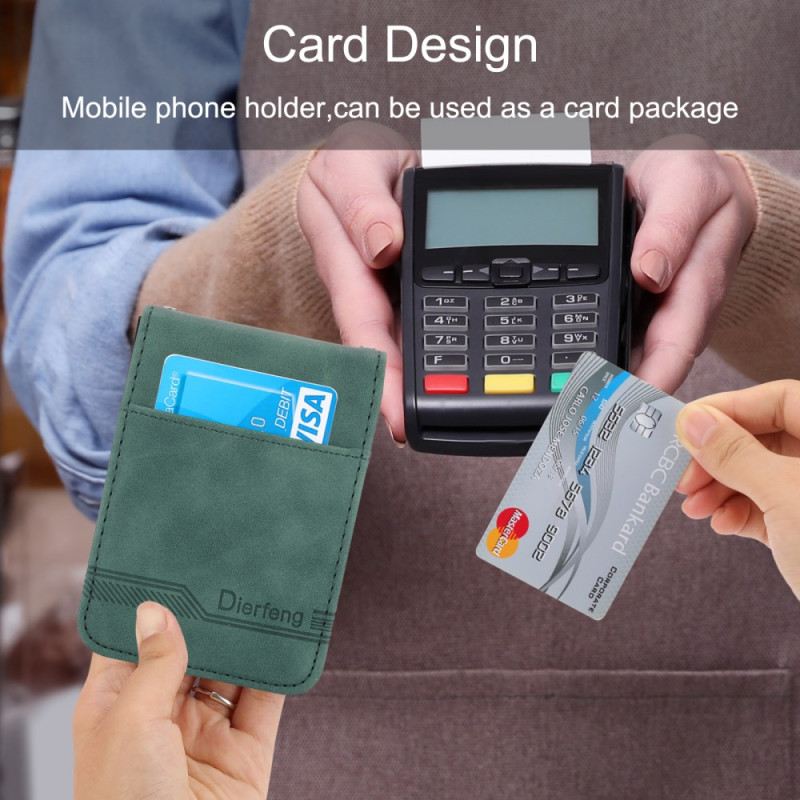 Tok Samsung Galaxy Z Flip 7 Fe Dierfeng Kártyatartó