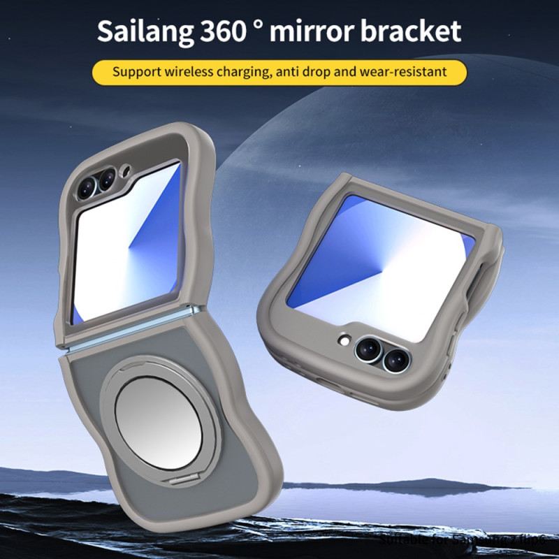 Tok Samsung Galaxy Z Flip 7 Fe Forgatható Állvány És Beépített Tükör