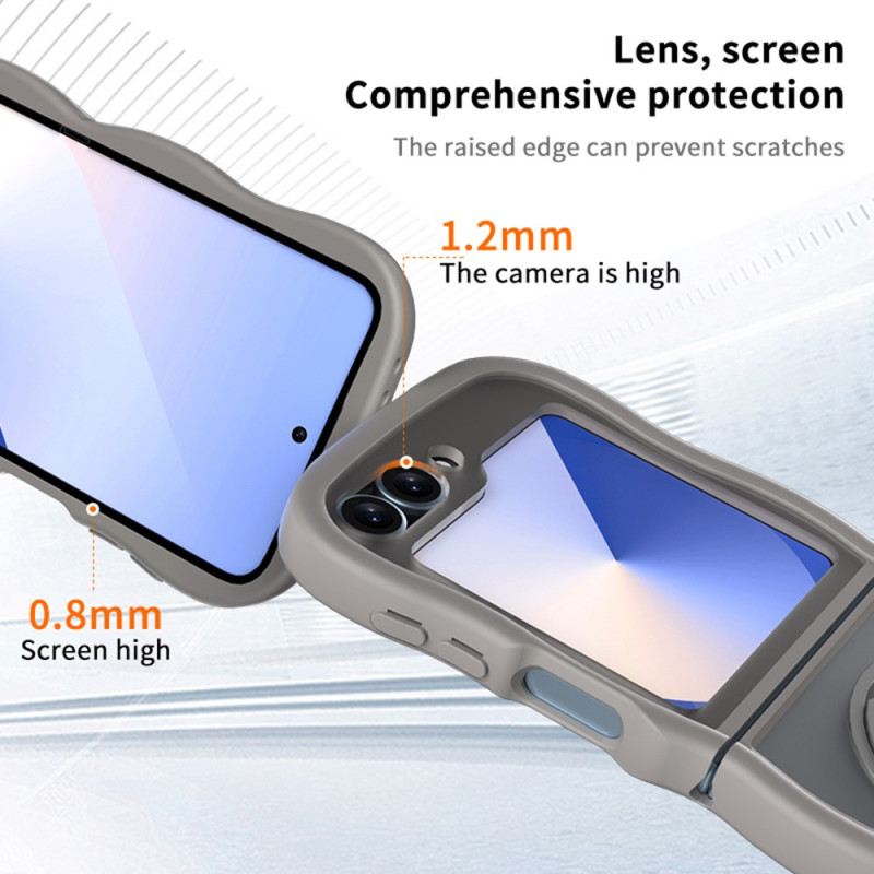 Tok Samsung Galaxy Z Flip 7 Fe Forgatható Állvány És Beépített Tükör