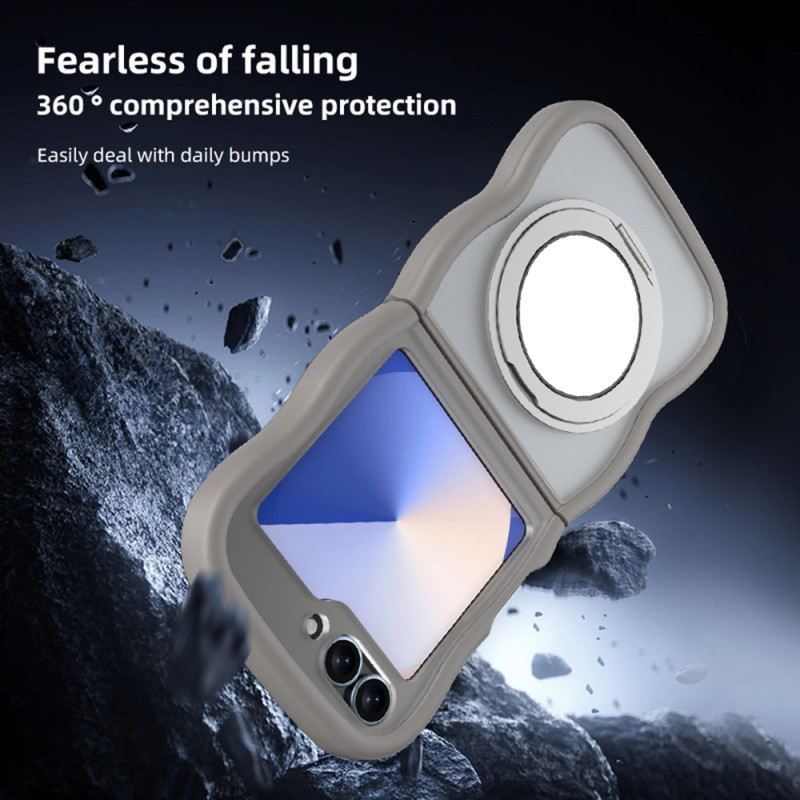 Tok Samsung Galaxy Z Flip 7 Fe Forgatható Állvány És Beépített Tükör