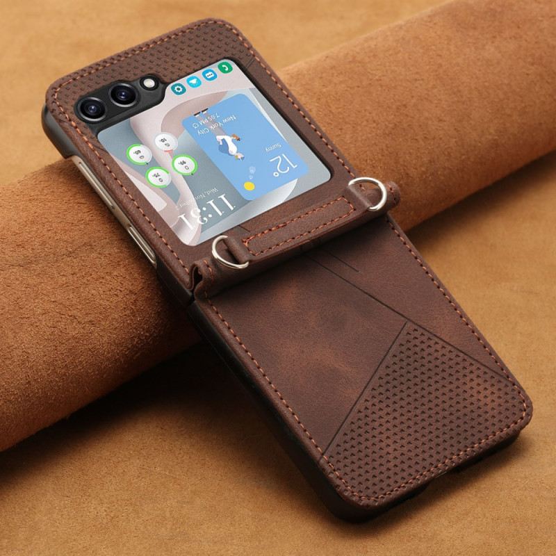 Tok Samsung Galaxy Z Flip 7 Fe Geometrikus Vállpánttal