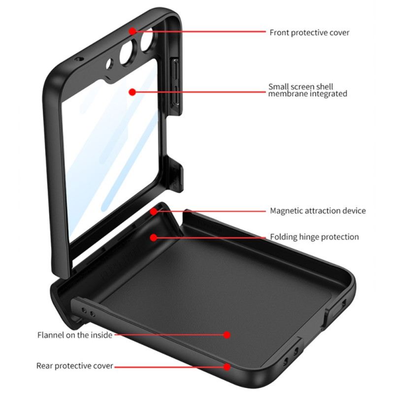 Tok Samsung Galaxy Z Flip 7 Fe Gkk Mágneses Zsanér És Kis Képernyővédő Fólia