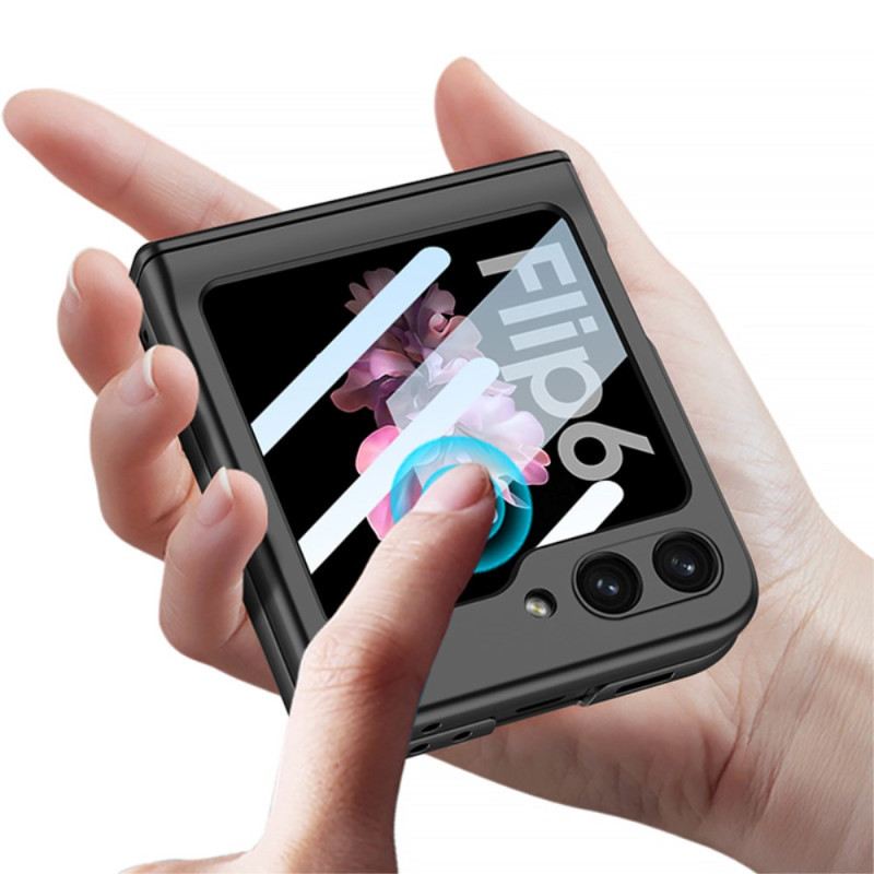 Tok Samsung Galaxy Z Flip 7 Fe Gkk Mágneses Zsanér És Kis Képernyővédő Fólia