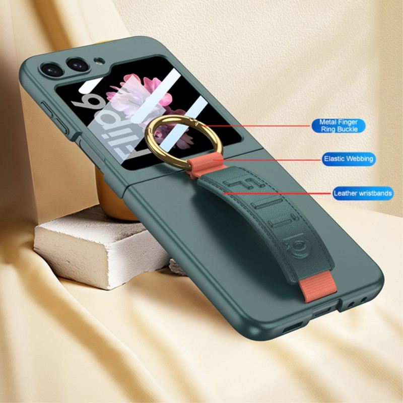 Tok Samsung Galaxy Z Flip 7 Fe Gyűrűtartó És Gkk Szíj