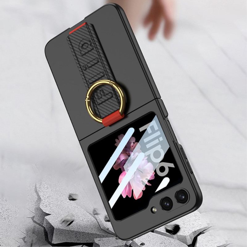 Tok Samsung Galaxy Z Flip 7 Fe Gyűrűtartó És Gkk Szíj