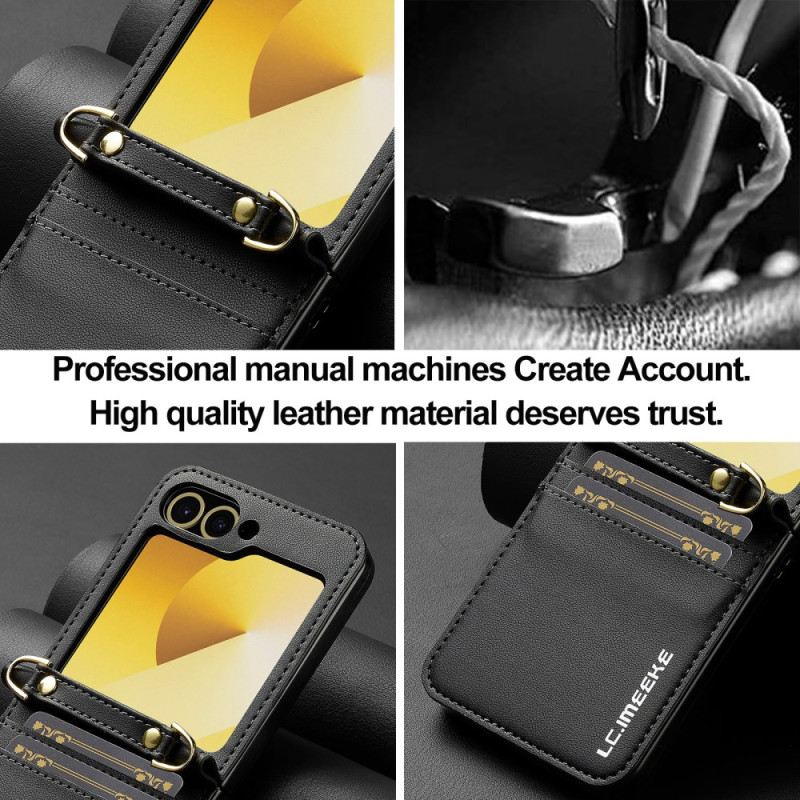 Tok Samsung Galaxy Z Flip 7 Fe Kártyatartó És Hosszú Pánt