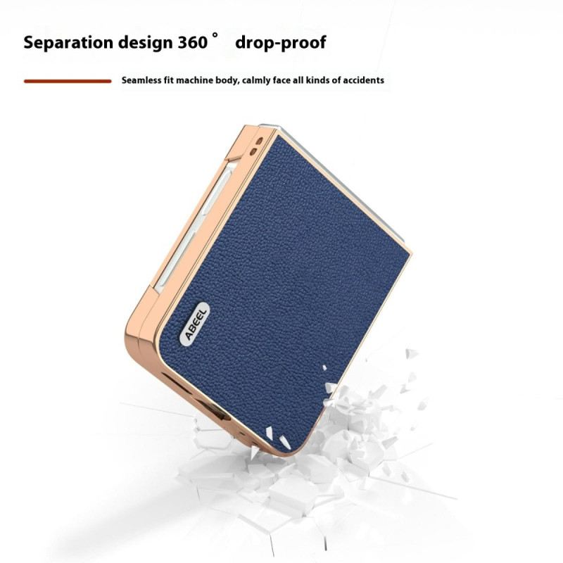 Tok Samsung Galaxy Z Flip 7 Fe Klasszikus Abeel Bőr