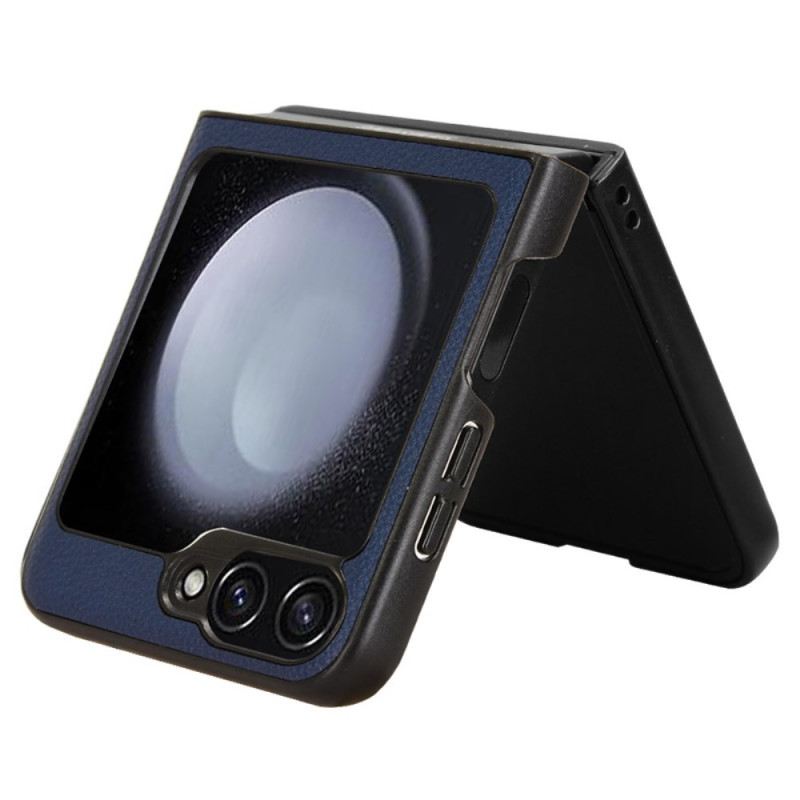 Tok Samsung Galaxy Z Flip 7 Fe Licsi Textúra Kártyatartó