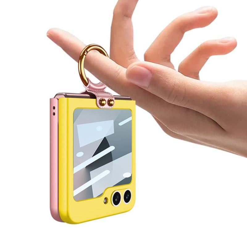 Tok Samsung Galaxy Z Flip 7 Fe Mágneses Zsanérvédő És Kétszínű Állvány