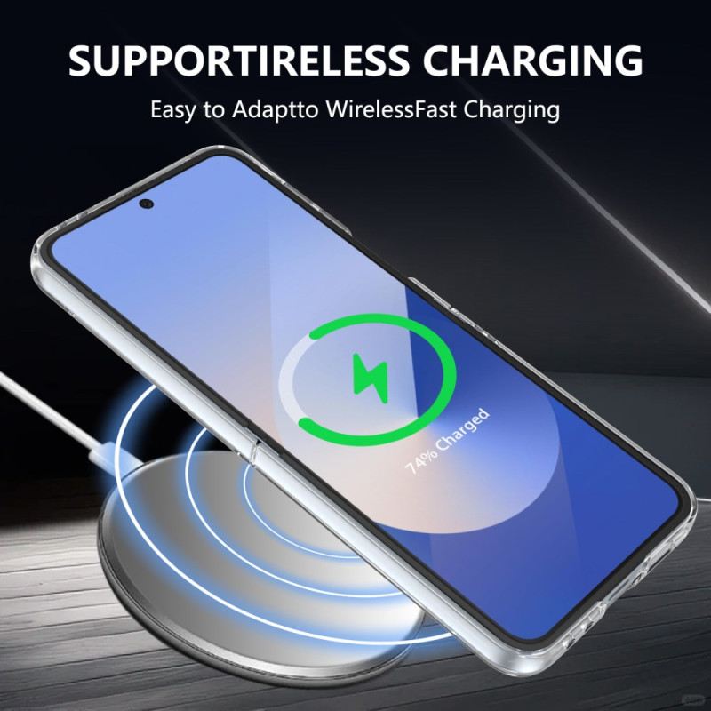 Tok Samsung Galaxy Z Flip 7 Fe Magsafe Kompatibilis Áttetsző Képernyővédővel