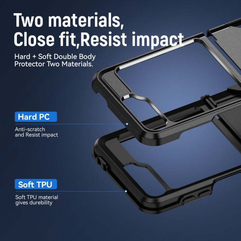 Tok Samsung Galaxy Z Flip 7 Fe Masszív Fémhatású