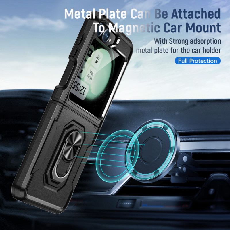 Tok Samsung Galaxy Z Flip 7 Fe Masszív Gyűrűs Állvánnyal