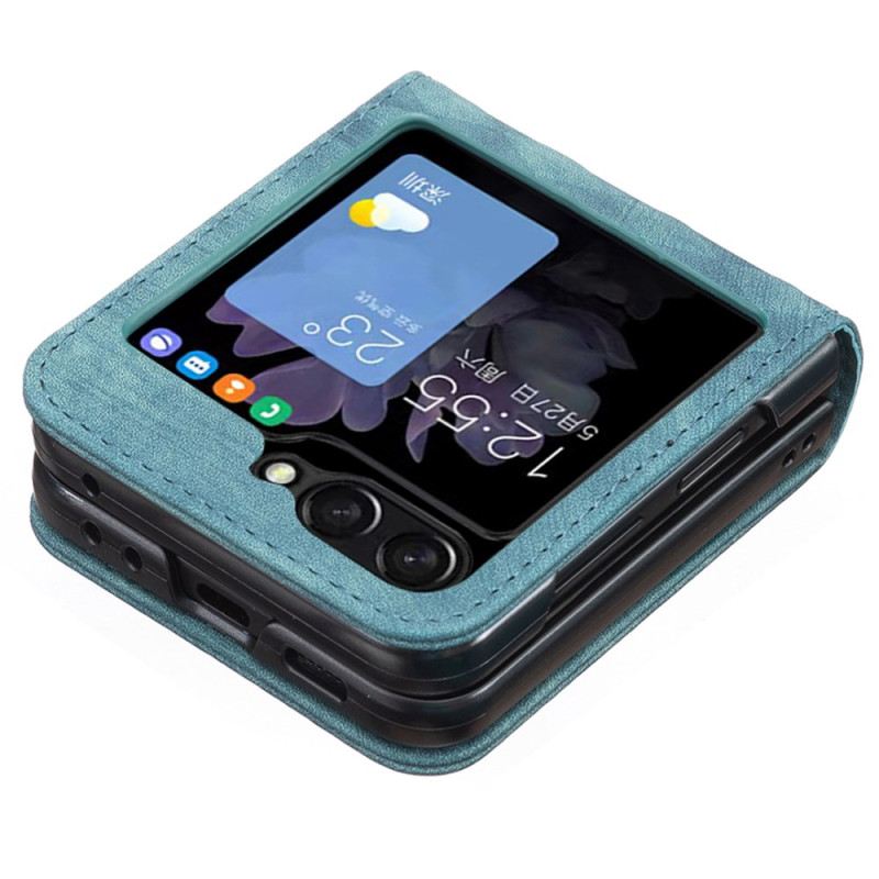 Tok Samsung Galaxy Z Flip 7 Fe Műbőr Fríz