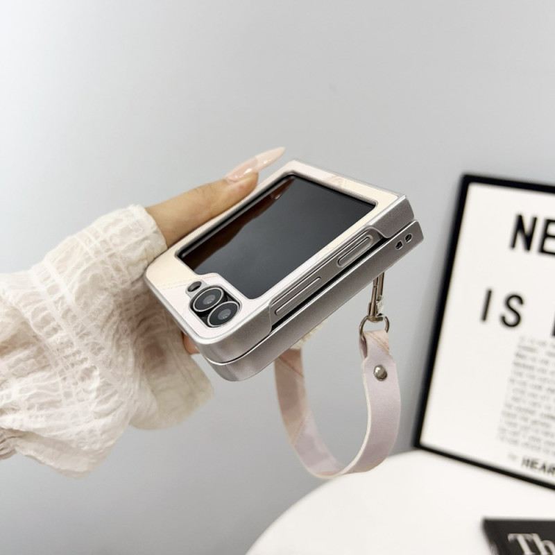 Tok Samsung Galaxy Z Flip 7 Fe Rombuszmintás Pánttal