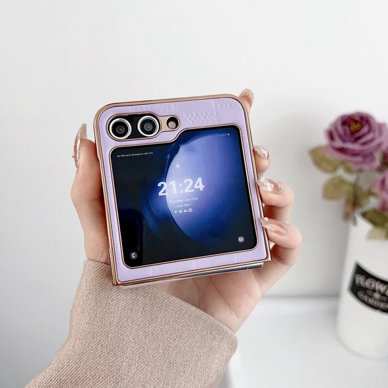 Tok Samsung Galaxy Z Flip 7 Fe Steppelt Szélek Fémhatással