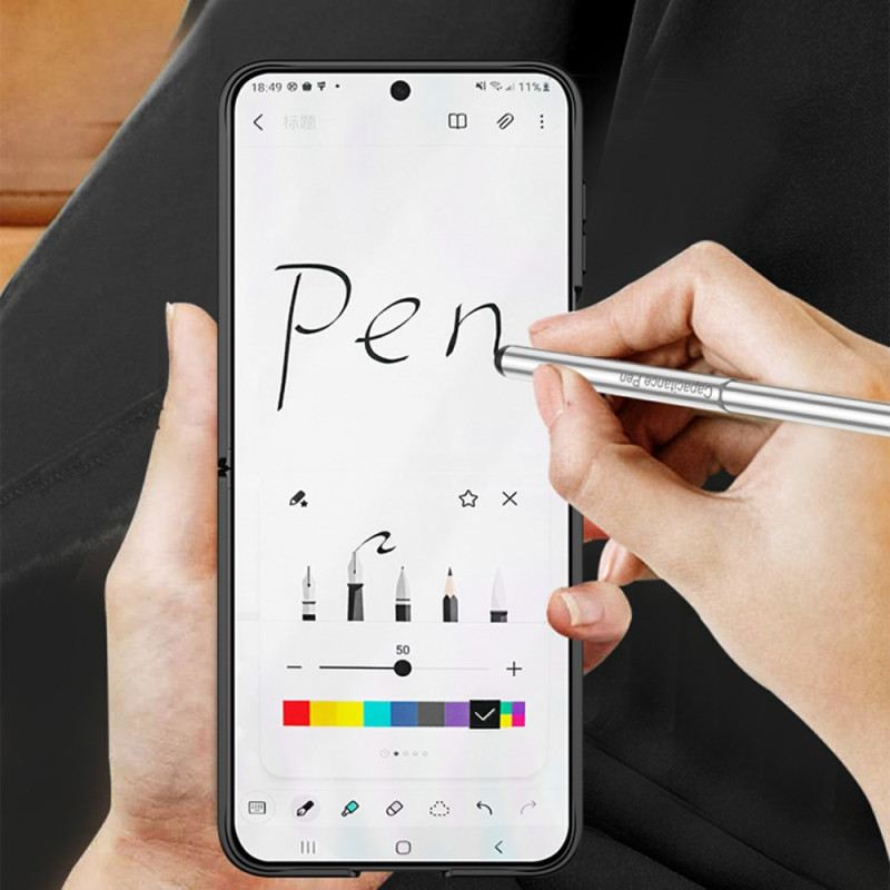 Tok Samsung Galaxy Z Flip 7 Fe Stylus És Mágneses Zsanér