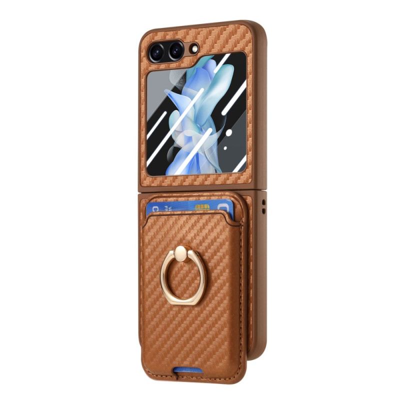 Tok Samsung Galaxy Z Flip 7 Fe Szénszálas Kártyatartó