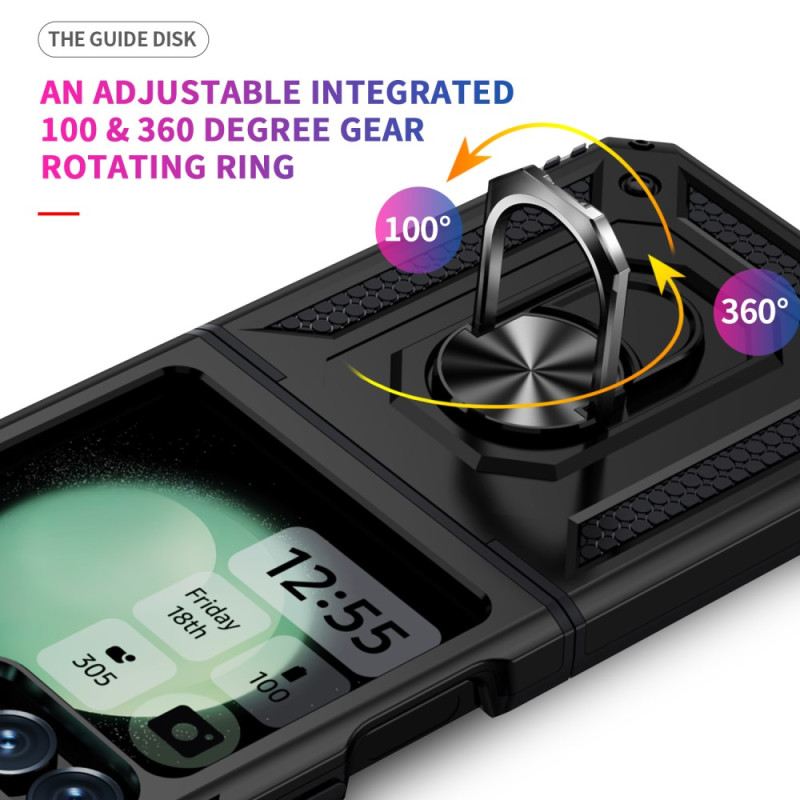 Tok Samsung Galaxy Z Flip 7 Fe Ultra Tartós Gyűrűtartó