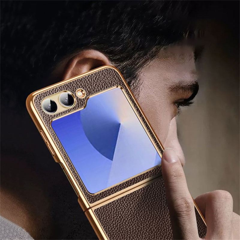 Tok Samsung Galaxy Z Flip 7 Fe Valódi Bőr