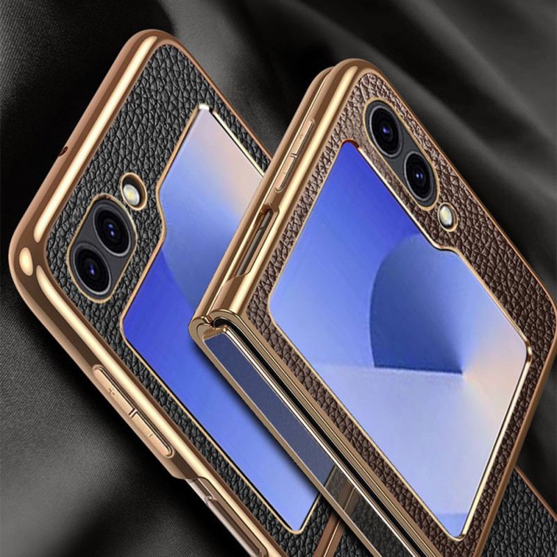 Tok Samsung Galaxy Z Flip 7 Fe Valódi Bőr