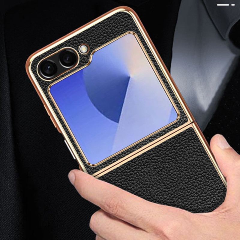 Tok Samsung Galaxy Z Flip 7 Fe Valódi Bőr