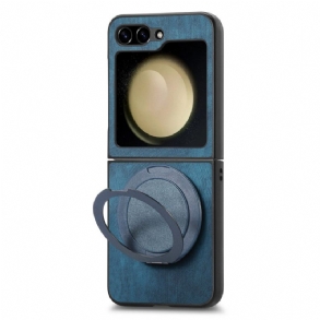 Tok Samsung Galaxy Z Flip 7 Fe Velúr Hatású Forgó Állvánnyal