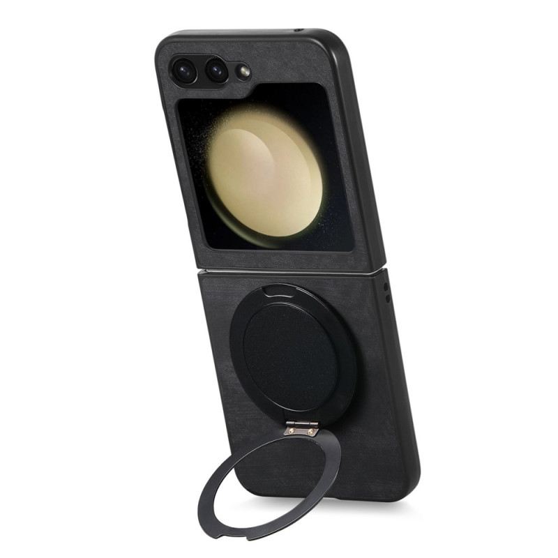 Tok Samsung Galaxy Z Flip 7 Fe Velúr Hatású Forgó Állvánnyal