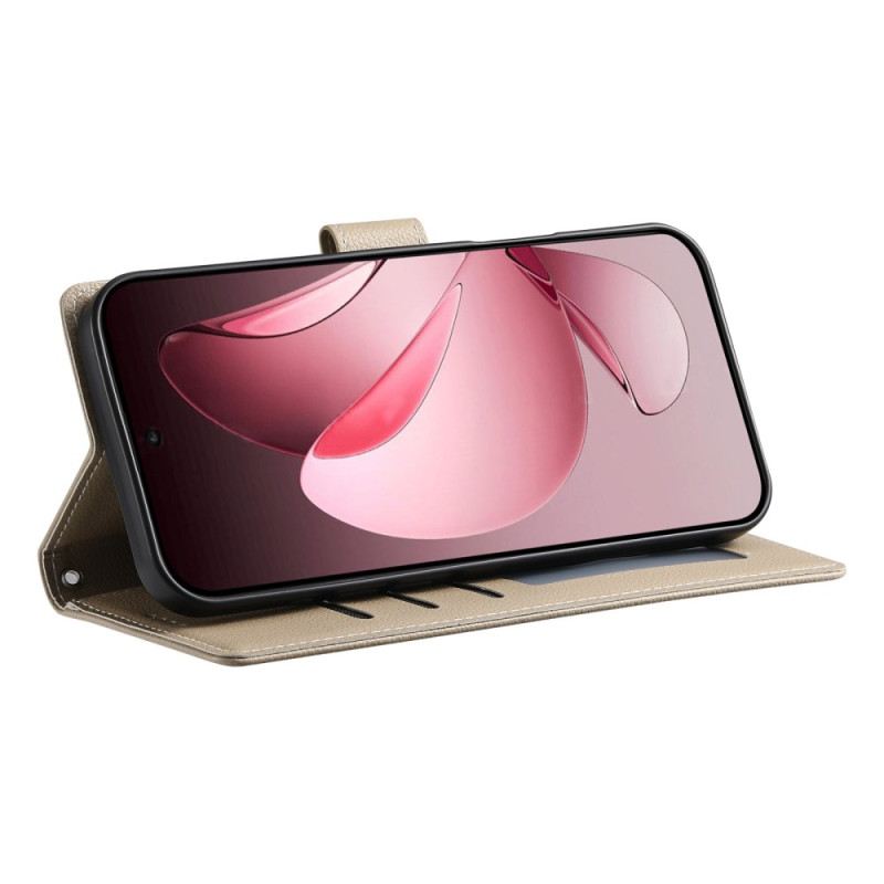 Bőrtok Oppo Reno 14f 5g Egyszínű