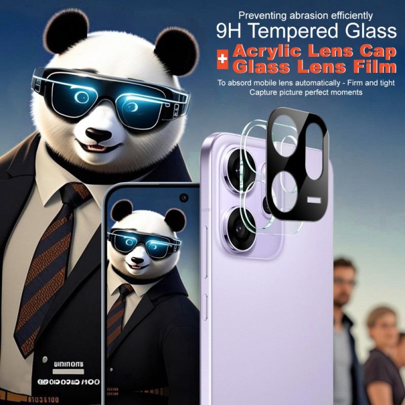 Edzett Üveg Lencsevédő Oppo Reno 14 F 5g-hez (fekete Változat) Imak