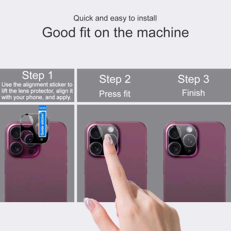 Edzett Üveg Lencsevédő Oppo Reno 14 F 5g-hez (fekete Változat) Imak