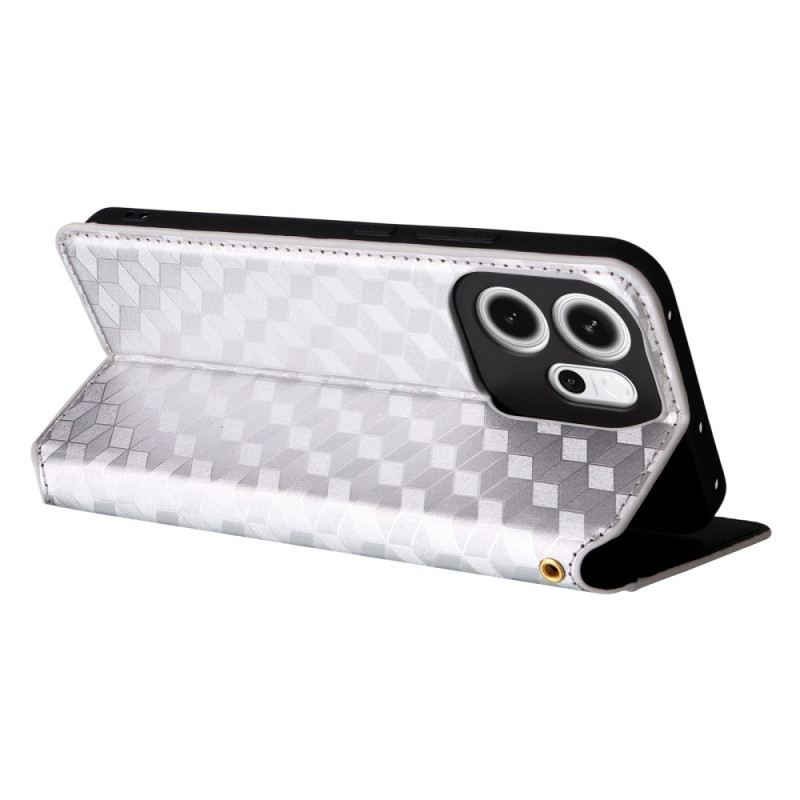 Fliptok Oppo Reno 14f 5g Rombuszminta