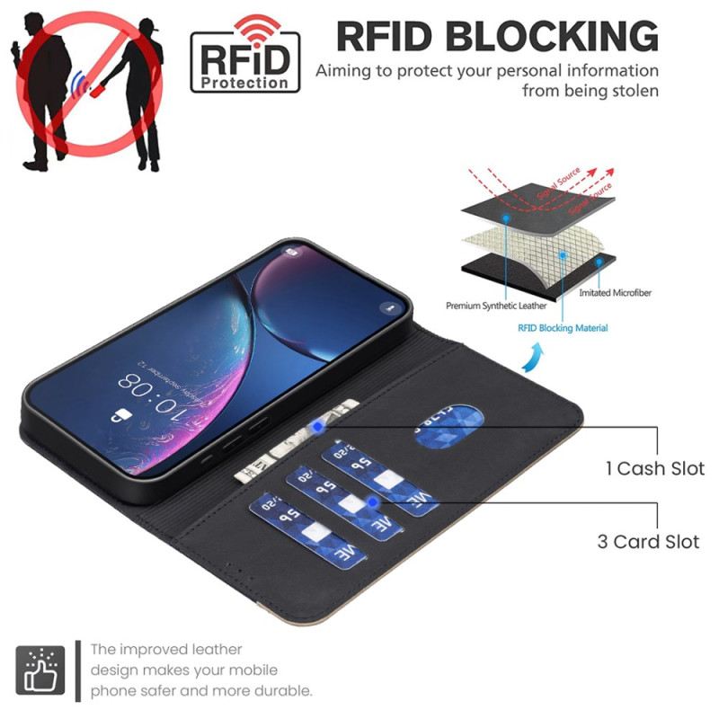 Fliptok Oppo Reno 14f 5g Virágmintás Binfen Szín