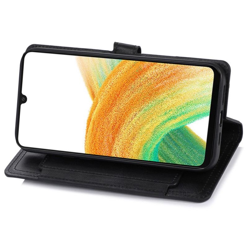 Bőrtok Samsung Galaxy S24 5g Elülső Érmetáska