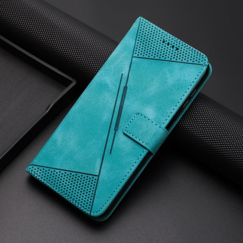 Bőrtok Samsung Galaxy S24 5g Geometriai Tervezés