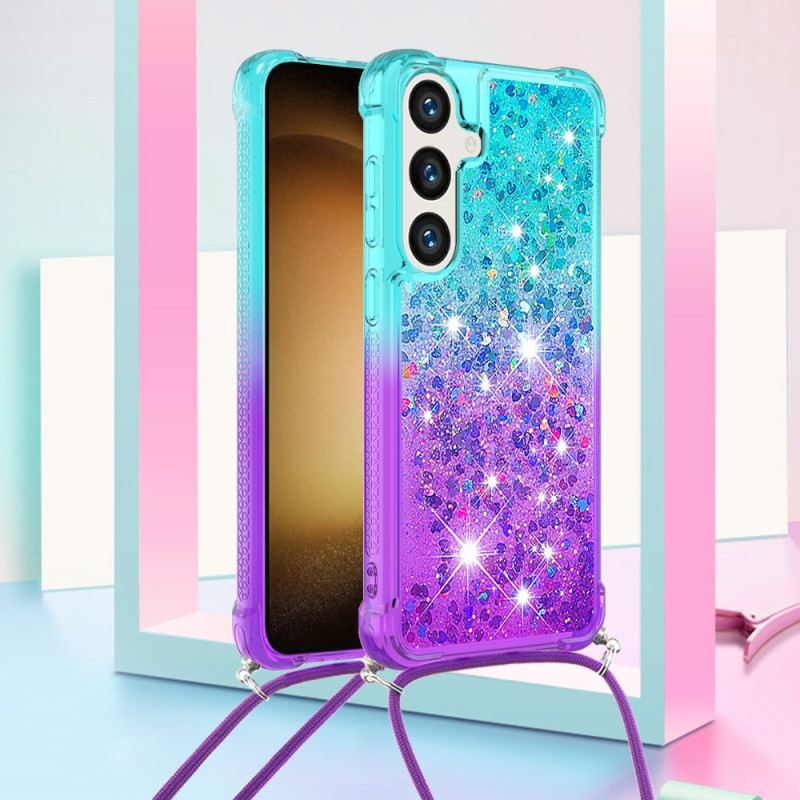 Telefontok Samsung Galaxy S24 5g Flitter Gradiens Zsinór