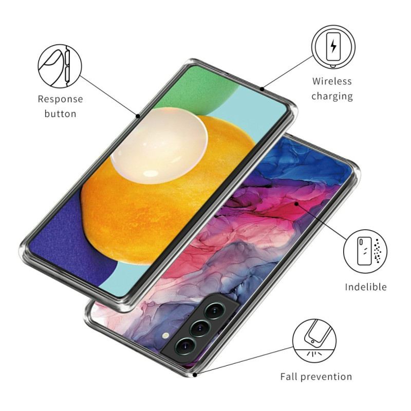 Tok Samsung Galaxy S24 5g Absztrakt Akvarell Márványminta