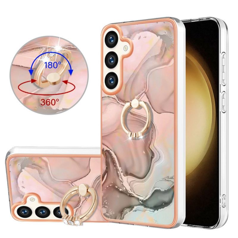 Tok Samsung Galaxy S24 5g Akvarell Márvány Tartógyűrűvel