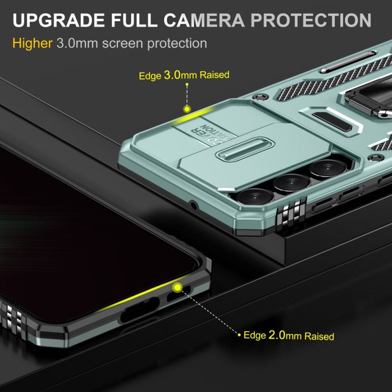 Tok Samsung Galaxy S24 5g Tartógyűrűvel És Hátsó Csúszóvédővel