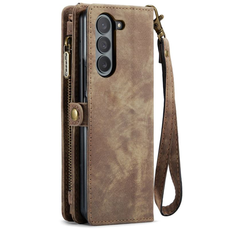Fliptok Samsung Galaxy Z Fold 6 Caseme Velúr Hatású Pénztárca