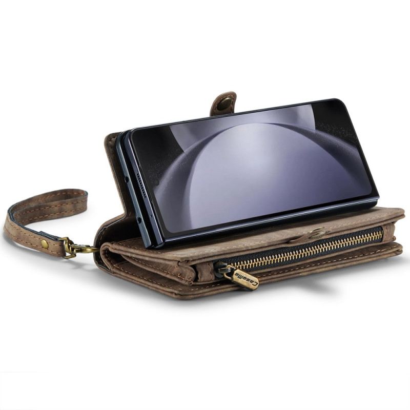 Fliptok Samsung Galaxy Z Fold 6 Caseme Velúr Hatású Pénztárca