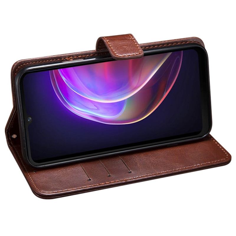 Bőrtok Vivo X100 Pro Idewei Műbőr