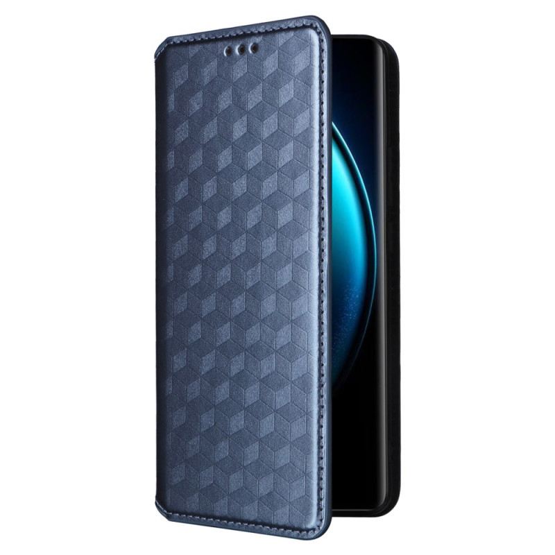 Bőrtok Vivo X100 Pro Rombuszminta