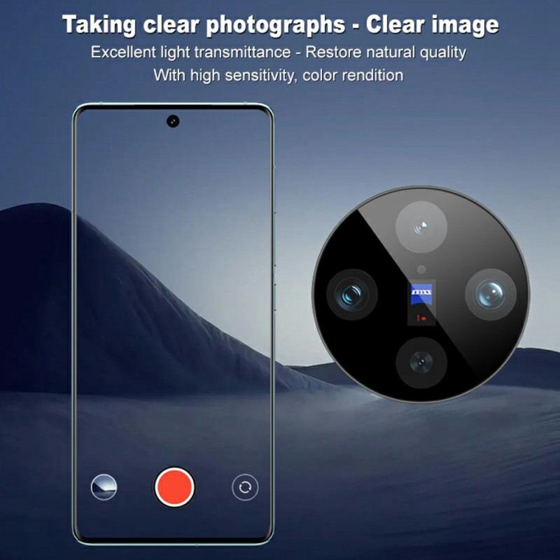 Edzett Üveg Lencsevédő Vivo X100 Pro Önpozicionáló Kerethez (fekete Változat)