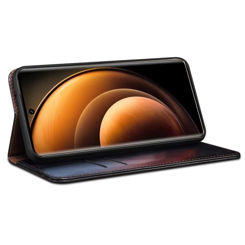 Fliptok Vivo X100 Pro Viaszos Műbőr