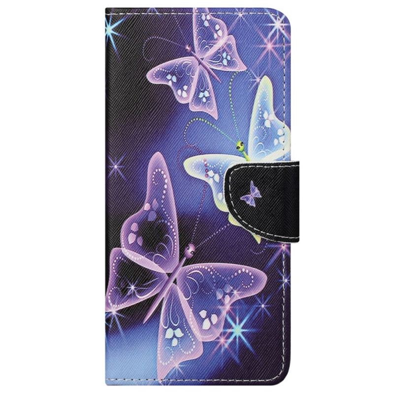 Fliptok / Bőrtok Samsung Galaxy S23 5G Magasztos Pillangók