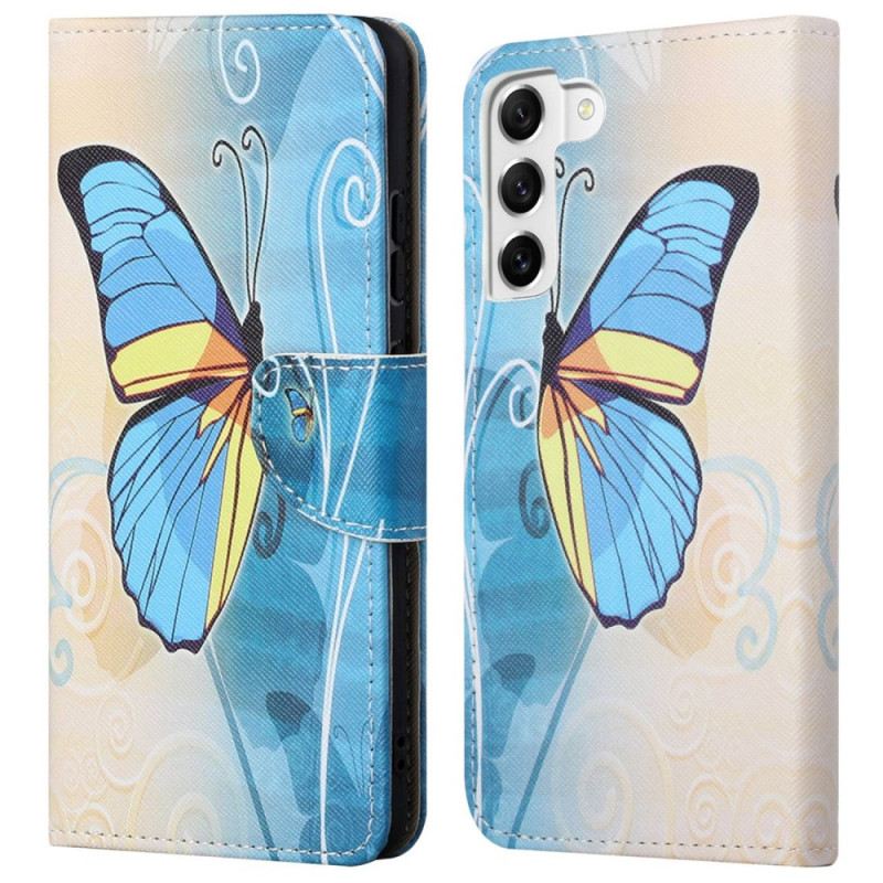 Fliptok / Bőrtok Samsung Galaxy S23 5G Magasztos Pillangók