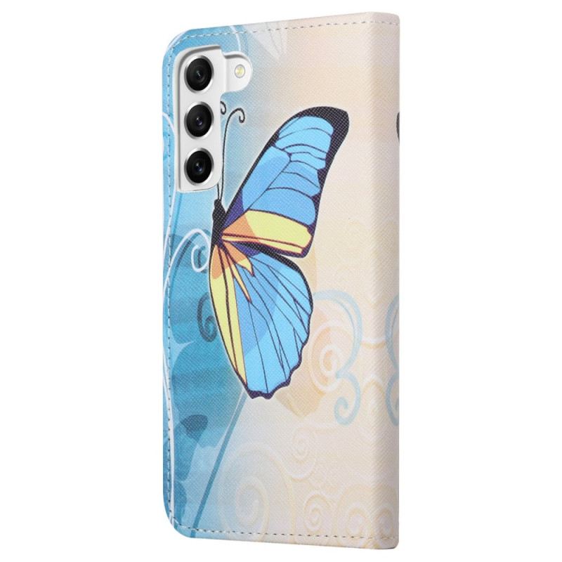 Fliptok / Bőrtok Samsung Galaxy S23 5G Magasztos Pillangók