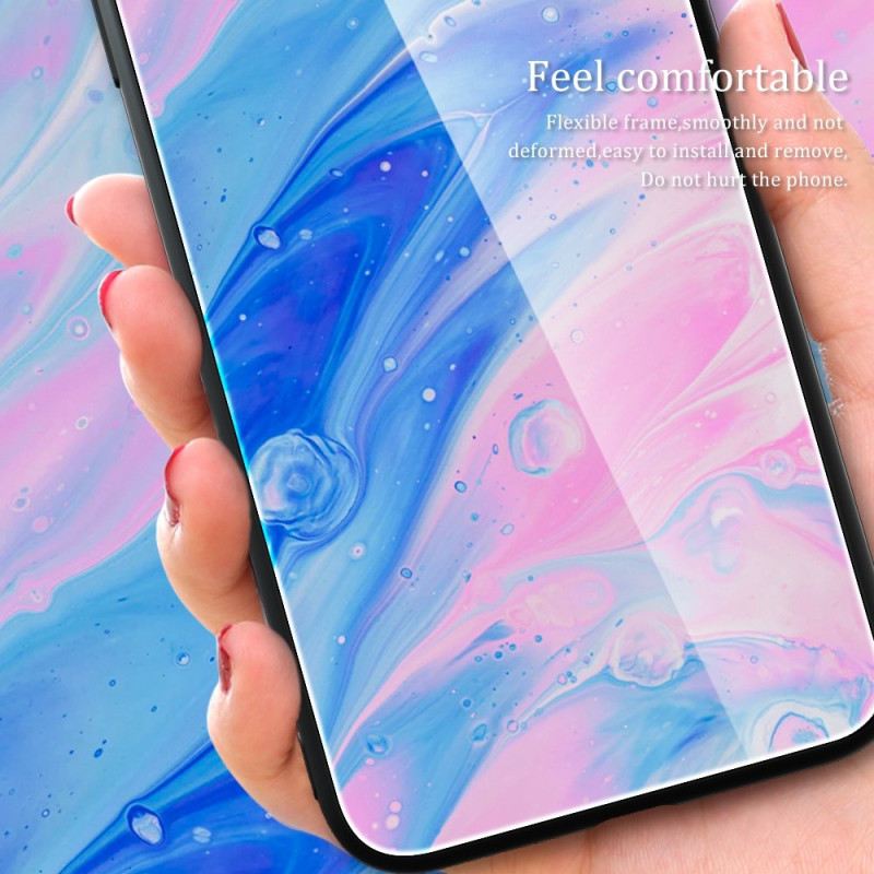 Tok Samsung Galaxy S23 5G Márvány Színű Edzett Üveg